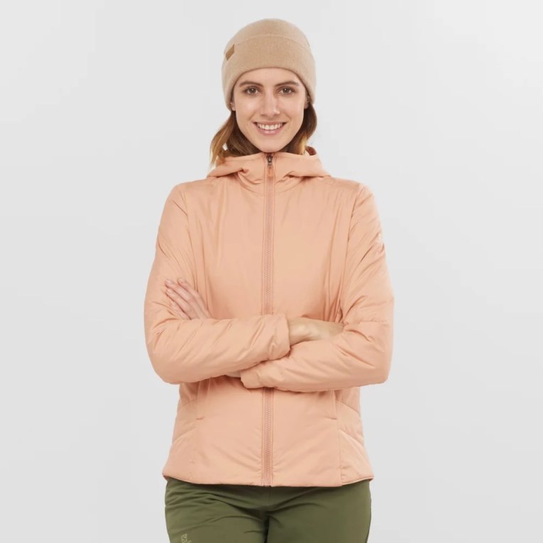 Apricot Salomon Outrack Women\'s Insulated Jackets | PH 62491B